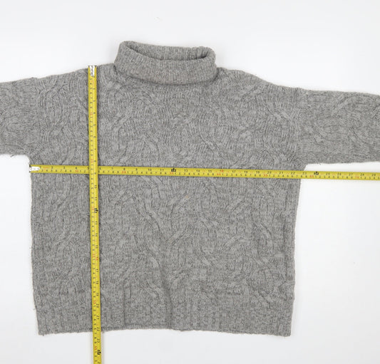 Womens UK Size M Marks and Spencer Grey Pullover Jumper