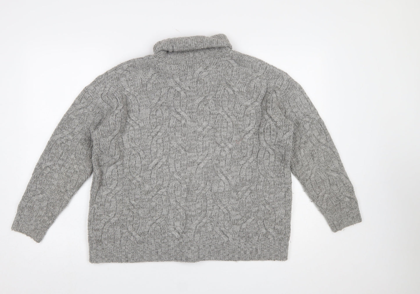 Womens UK Size M Marks and Spencer Grey Pullover Jumper