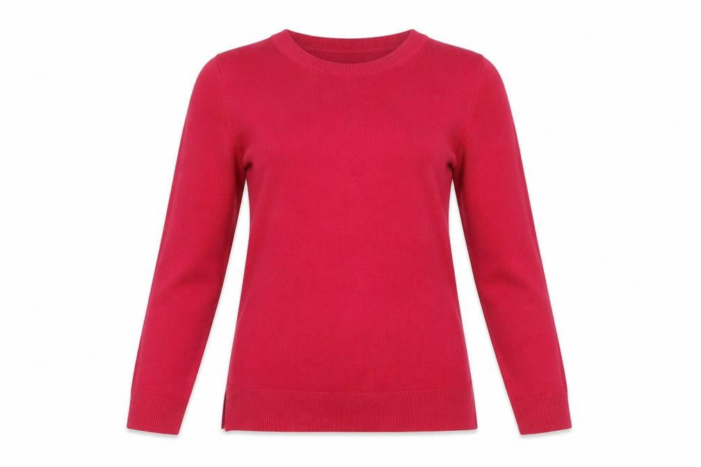 Womens UK Size 6 Marks and Spencer Red Pullover Jumper