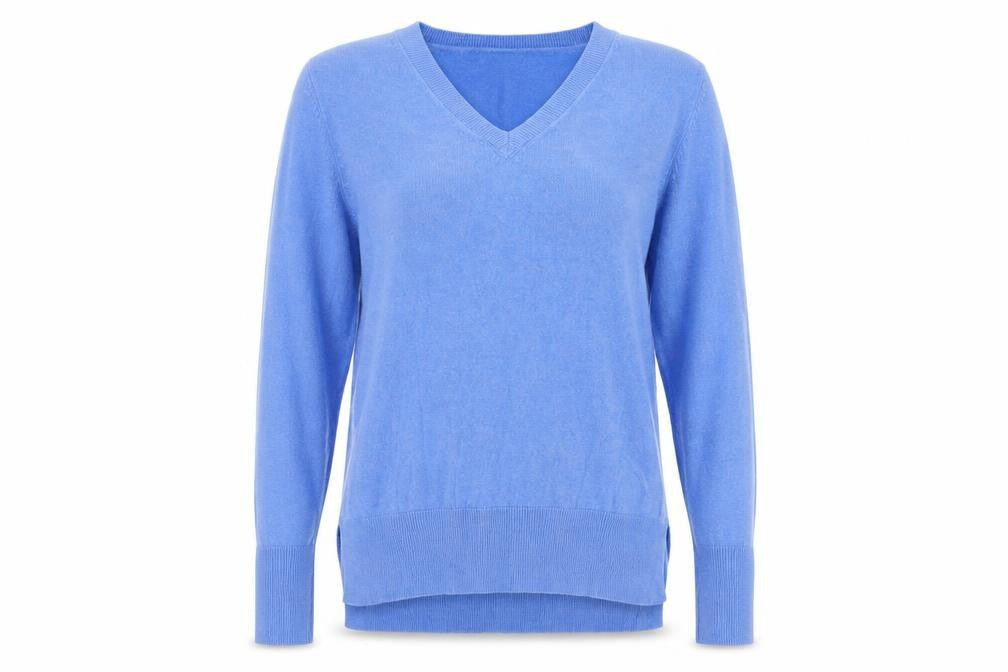 Womens UK Size S Primark Blue Pullover Jumper