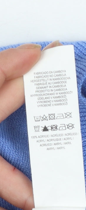 Womens UK Size S Primark Blue Pullover Jumper