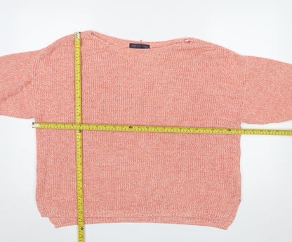 Womens UK Size XL Marks and Spencer Orange Pullover Jumper