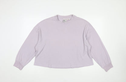 Womens UK Size S H&M Purple Pullover Sweatshirt
