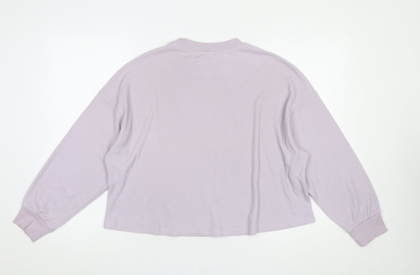 Womens UK Size S H&M Purple Pullover Sweatshirt
