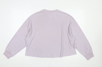 Womens UK Size S H&M Purple Pullover Sweatshirt