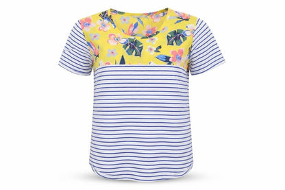 Womens UK Size 20 Chianti Multicoloured Basic T-Shirt
