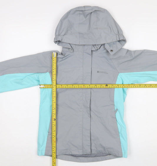 Girls UK Size 9-10 Years Mountain Warehouse Multicoloured Rain Coat