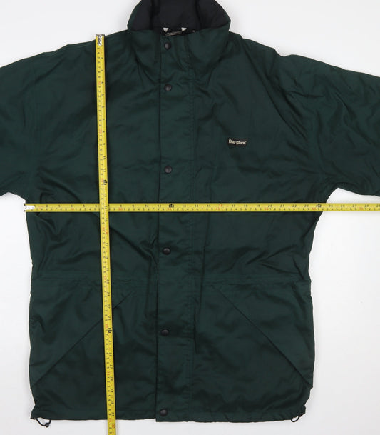 Mens UK Size M Peter Storm Green Parka Coat