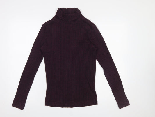 Womens UK Size S River Island Purple Basic Blouse