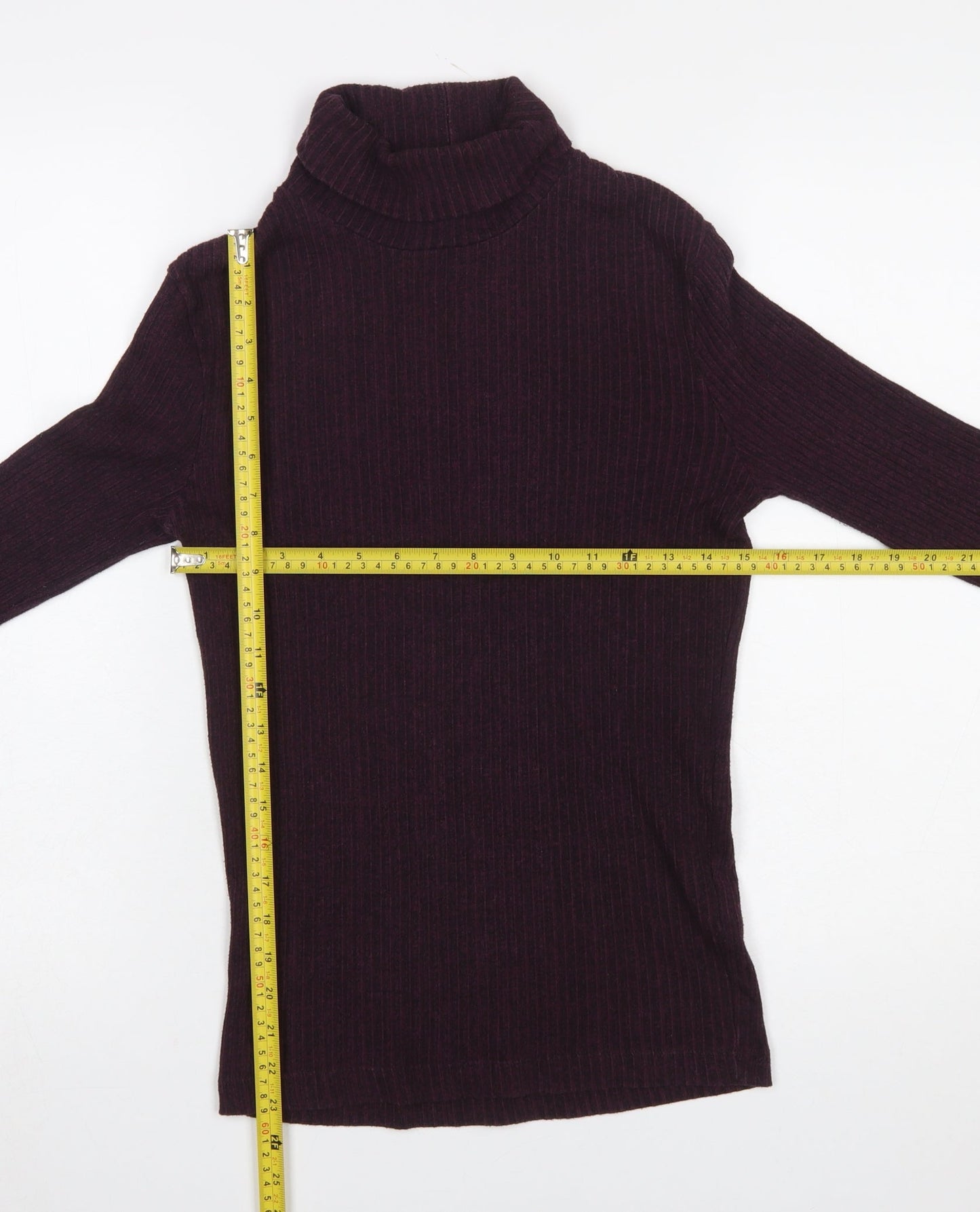 Womens UK Size S River Island Purple Basic Blouse