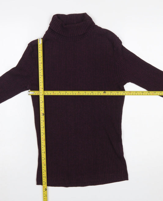 Womens UK Size S River Island Purple Basic Blouse