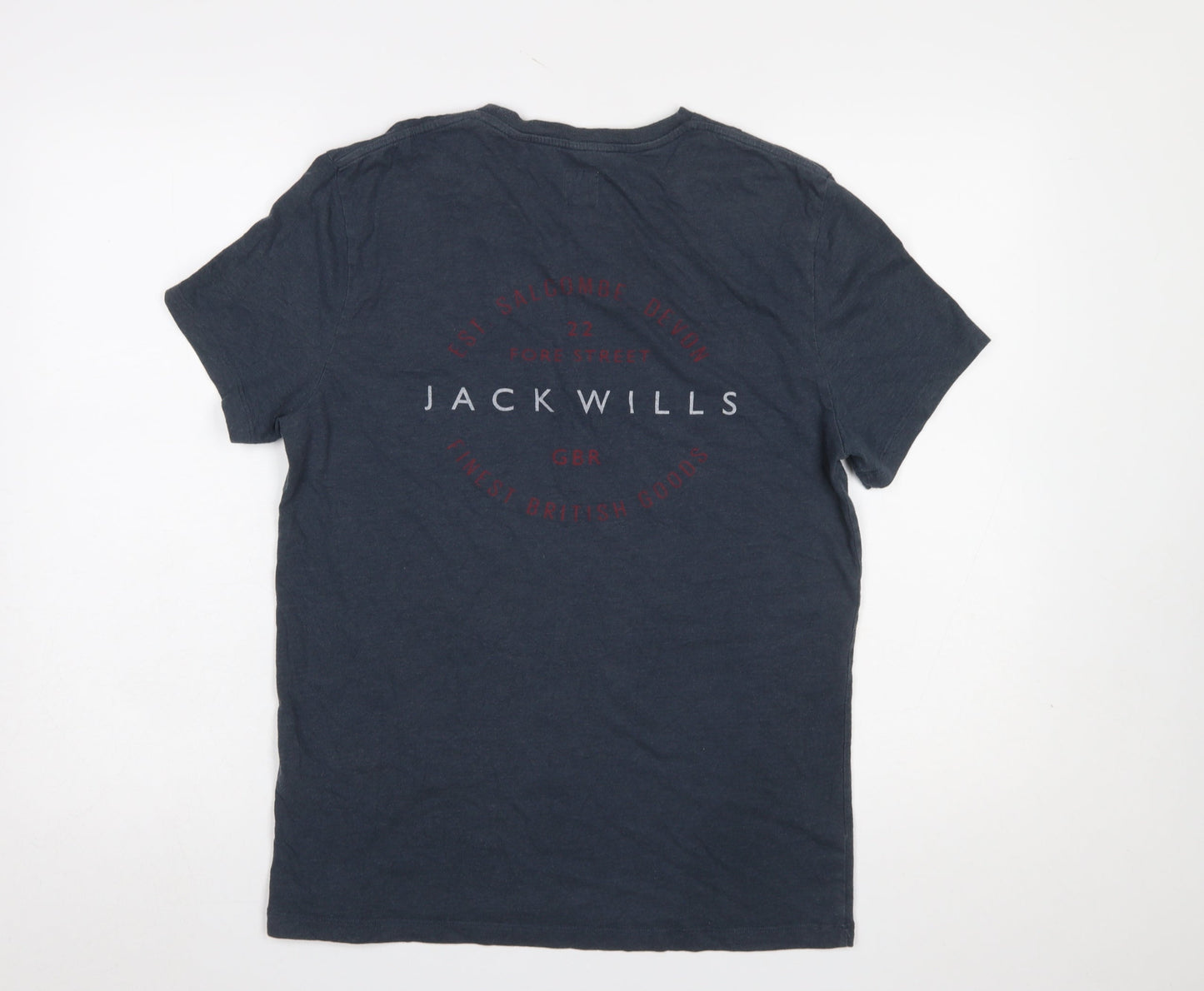 Mens UK Size S Jack Wills Blue  T-Shirt