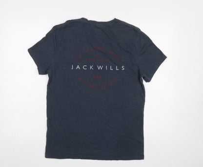 Mens UK Size S Jack Wills Blue  T-Shirt