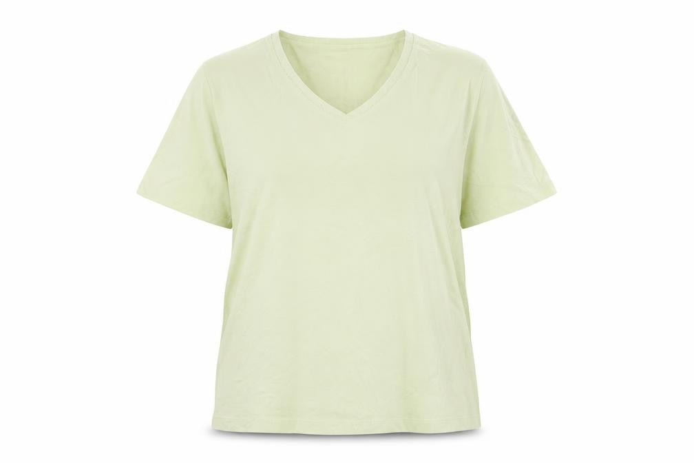 Womens UK Size XL CC Green Basic T-Shirt