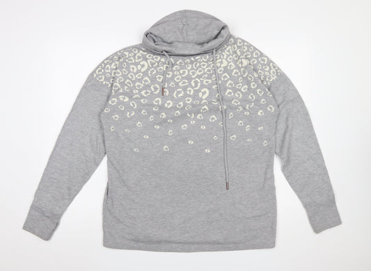 Womens UK Size M Capsule Grey Pullover Sweatshirt