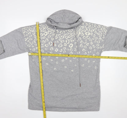Womens UK Size M Capsule Grey Pullover Sweatshirt