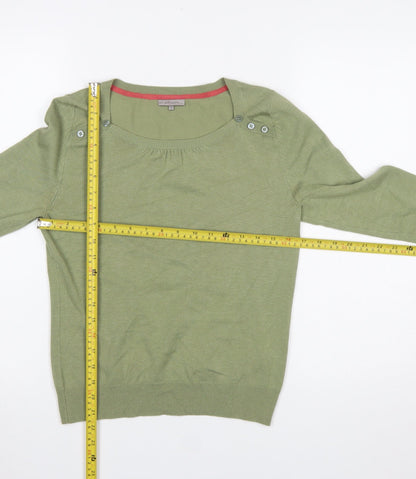 Womens UK Size 12 John Lewis Green Pullover Jumper