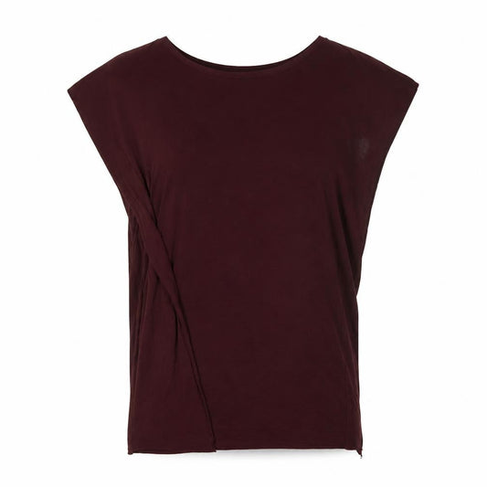 Womens UK Size M AllSaints Brown Basic T-Shirt