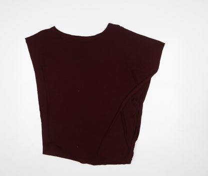 Womens UK Size M AllSaints Brown Basic T-Shirt