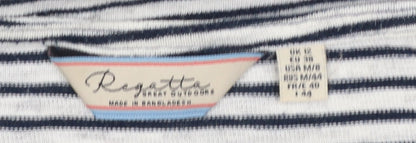 Womens UK Size 12 Regatta Blue Basic T-Shirt