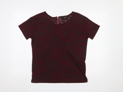 Womens UK Size S The Kooples Red Basic T-Shirt
