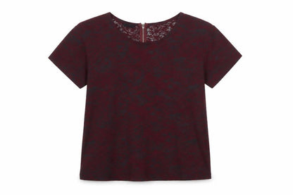 Womens UK Size S The Kooples Red Basic T-Shirt