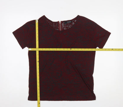 Womens UK Size S The Kooples Red Basic T-Shirt