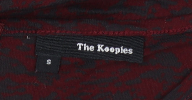 Womens UK Size S The Kooples Red Basic T-Shirt