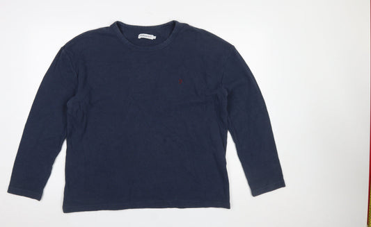 Mens UK Size L Farah Blue Pullover Sweatshirt