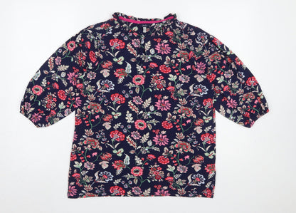 Womens UK Size 12 Joules Multicoloured Tunic Blouse