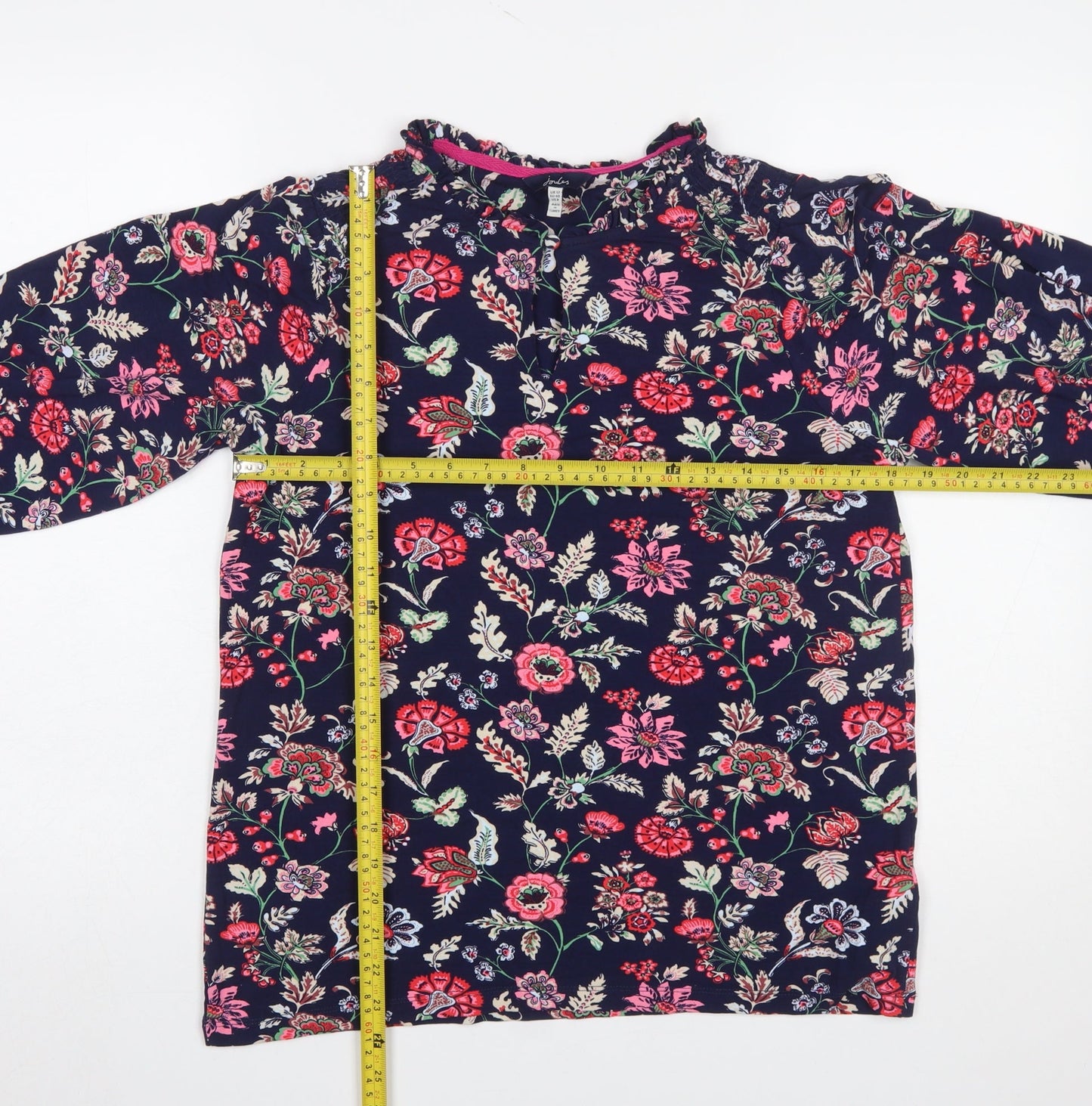 Womens UK Size 12 Joules Multicoloured Tunic Blouse