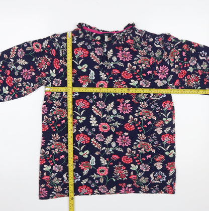 Womens UK Size 12 Joules Multicoloured Tunic Blouse