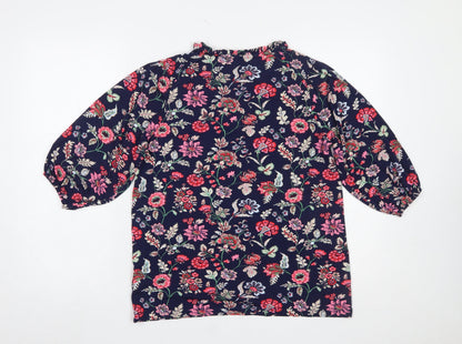 Womens UK Size 12 Joules Multicoloured Tunic Blouse