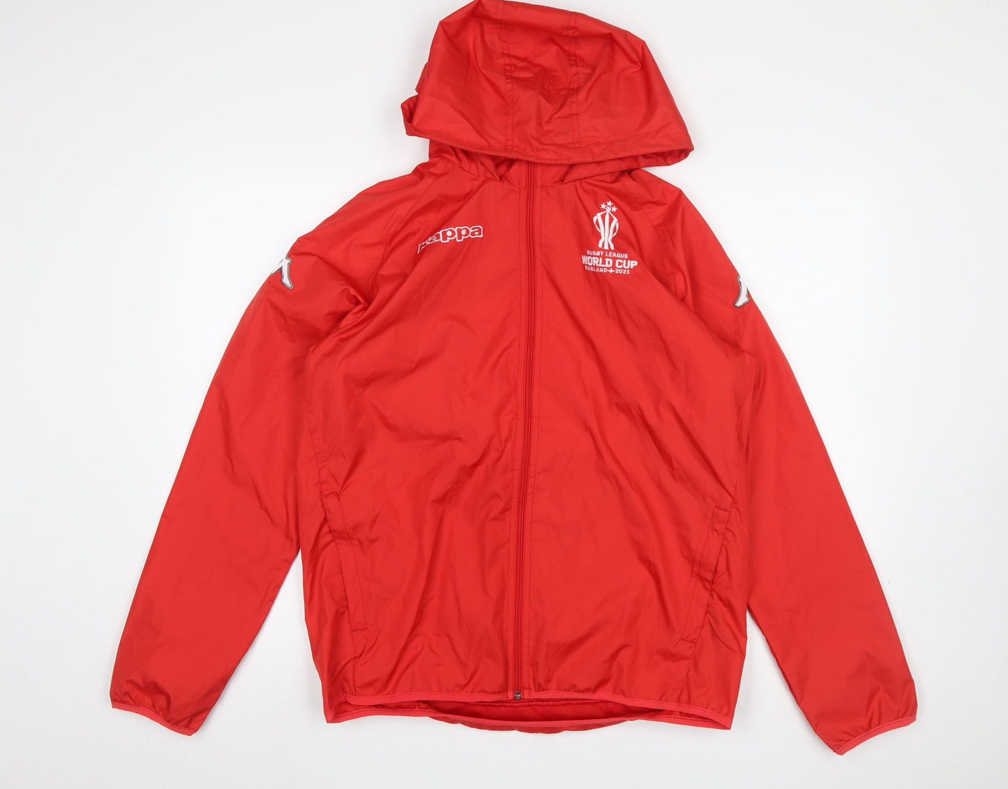 Mens UK Size S Kappa Red RugbyFootballGym & Training Jacket