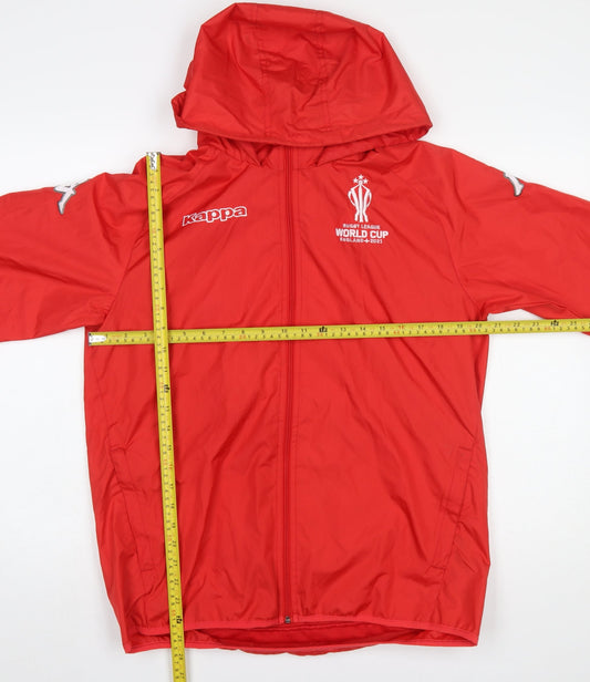 Mens UK Size S Kappa Red RugbyFootballGym & Training Jacket