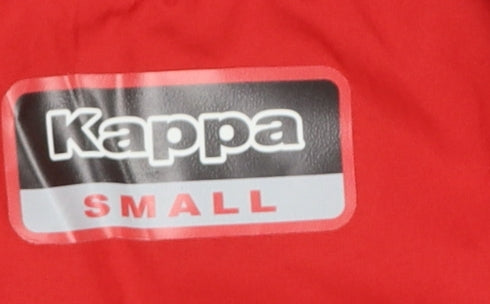 Mens UK Size S Kappa Red RugbyFootballGym & Training Jacket