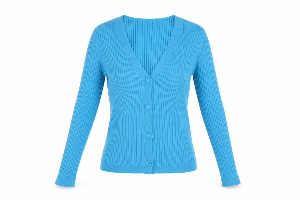 Womens UK Size 8 Urban Revivo Blue Cardigan Jumper