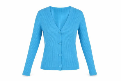 Womens UK Size 8 Urban Revivo Blue Cardigan Jumper