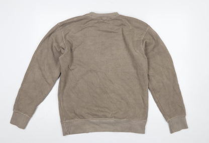 Womens UK Size S PRETTYLITTLETHING Beige Pullover Sweatshirt
