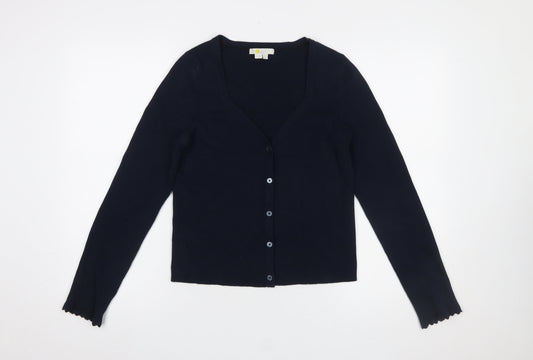 Womens UK Size 16 Boden Blue Basic Button-Up