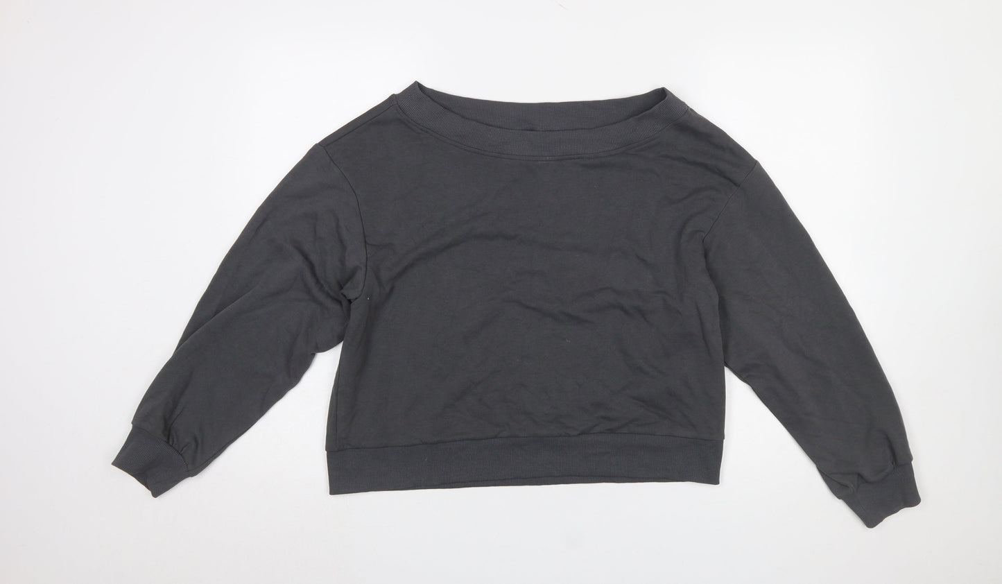 Womens UK Size S H&M Grey Pullover Sweatshirt