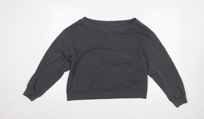 Womens UK Size S H&M Grey Pullover Sweatshirt