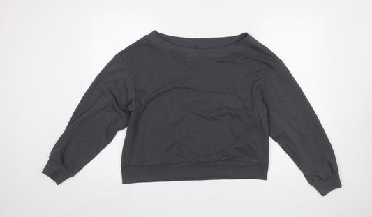 Womens UK Size S H&M Grey Pullover Sweatshirt