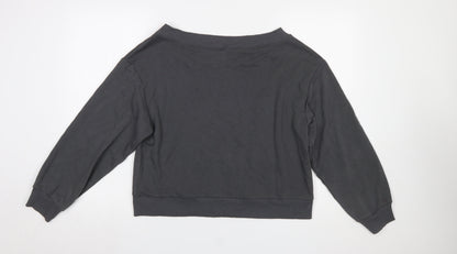 Womens UK Size S H&M Grey Pullover Sweatshirt