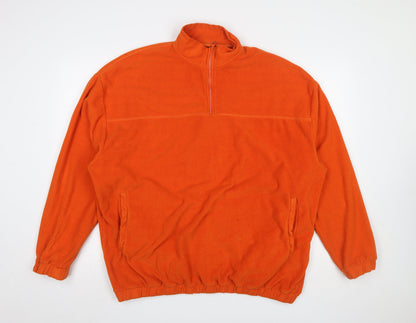 Mens UK Size 2XL ASOS DESIGN Orange Pullover Sweatshirt