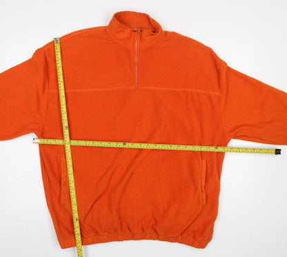 Mens UK Size 2XL ASOS DESIGN Orange Pullover Sweatshirt