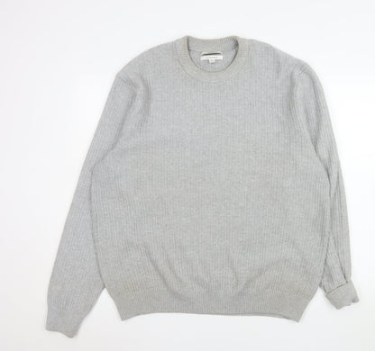 Mens UK Size XL Marks and Spencer Grey Pullover Jumper