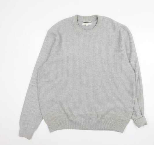 Mens UK Size XL Marks and Spencer Grey Pullover Jumper