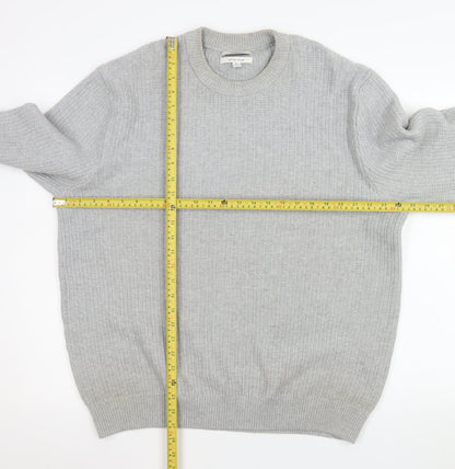 Mens UK Size XL Marks and Spencer Grey Pullover Jumper