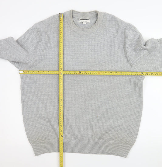 Mens UK Size XL Marks and Spencer Grey Pullover Jumper